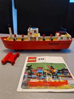 Vintage Lego system tanker 312 schip, Kinderen en Baby's, Speelgoed | Duplo en Lego, Complete set, Gebruikt, Ophalen of Verzenden