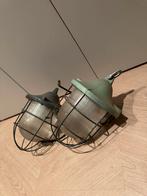 Indrustriële kooilamp/ scheepslamp (2 stuks!), Ophalen of Verzenden