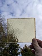 Partij (ca. 40 stuks) Kathedraal Glas Geel ca.12x14 cm, Hobby en Vrije tijd, Overige Hobby en Vrije tijd, Ophalen, Gebruikt