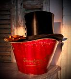 Prachtige antieke hoge hoed (1900 / 1930), Antiek en Kunst, Antiek | Kleding en Accessoires, Ophalen