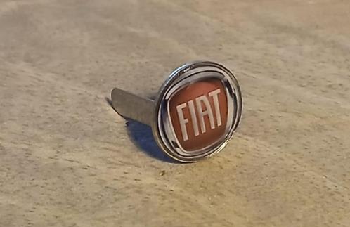 Metalen FIAT Embleem –13mm, Roestvrij Staal, CMYK, Auto-onderdelen, Klein materiaal, Fiat, Nieuw, Verzenden