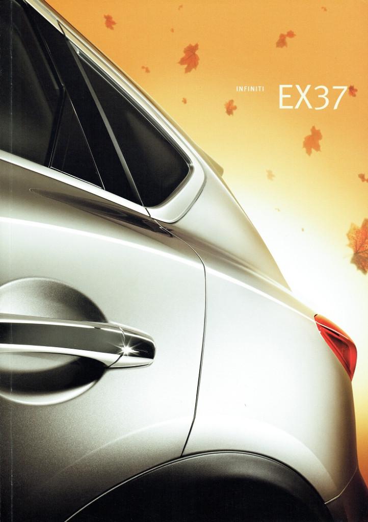 Folder Infiniti EX37 (2009), Boeken, Auto's | Folders en Tijdschriften, Gelezen, Overige merken, Verzenden