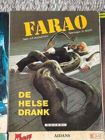 17 stripalbums Novedi Jeremiah Farao Blueberry Roodbaard beschikbaar voor biedingen