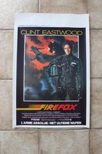 filmaffiche Clint Eastwood Firefox 1982 filmposter, Verzamelen, Ophalen of Verzenden, A1 t/m A3, Zo goed als nieuw, Rechthoekig Staand
