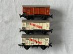 3x Fleischmann goederenwagons, Gebruikt, Wagon, Ophalen of Verzenden, Fleischmann