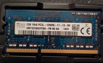 SK Hynix 2GB 1Rx8 PC3-12800S-11-12-B2 beschikbaar voor biedingen