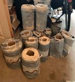 Wakaflex en ruiterrollen, Doe-het-zelf en Verbouw, Dakpannen en Dakbedekking, Ophalen, Steen of Klei, Zwart, Zo goed als nieuw