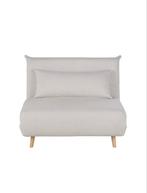Eénzitsslaapbank Beige met Kliksysteem_Nio Maisons du Monde, Ophalen, Eenpersoons, Beige, 190 cm of minder