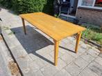 Grenen eettafel 210 cm lang, Huis en Inrichting, Tafels | Eettafels, Ophalen, Gebruikt, 200 cm of meer, 50 tot 100 cm
