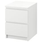 Ikea Malm Nachtkastje - Wit, Huis en Inrichting, Ophalen, Minder dan 45 cm, Zo goed als nieuw, Minder dan 55 cm