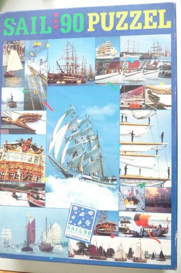 puzzel sail amsterdam 90 , 550 stukjes 46 x 63 cm als nieuw beschikbaar voor biedingen