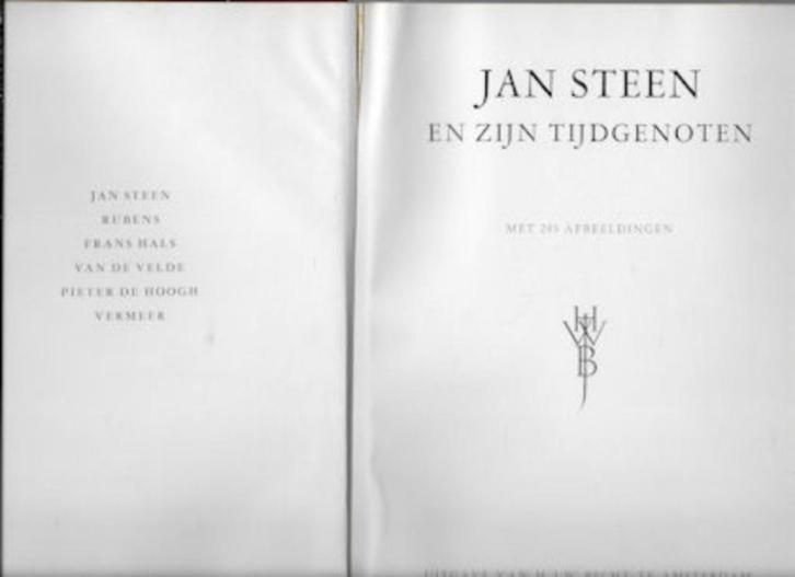 JAN STEEN en zijn tijdgenoten - met 293 afbeeldingen, Boeken, Overige Boeken, Gelezen, Ophalen of Verzenden