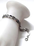 Mooie zilveren armband met kleine platte ronde schijfjes 925, Ophalen, Nieuw, Zilver, Zilver