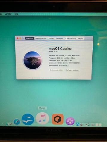 Macbook Pro Catalina beschikbaar voor biedingen