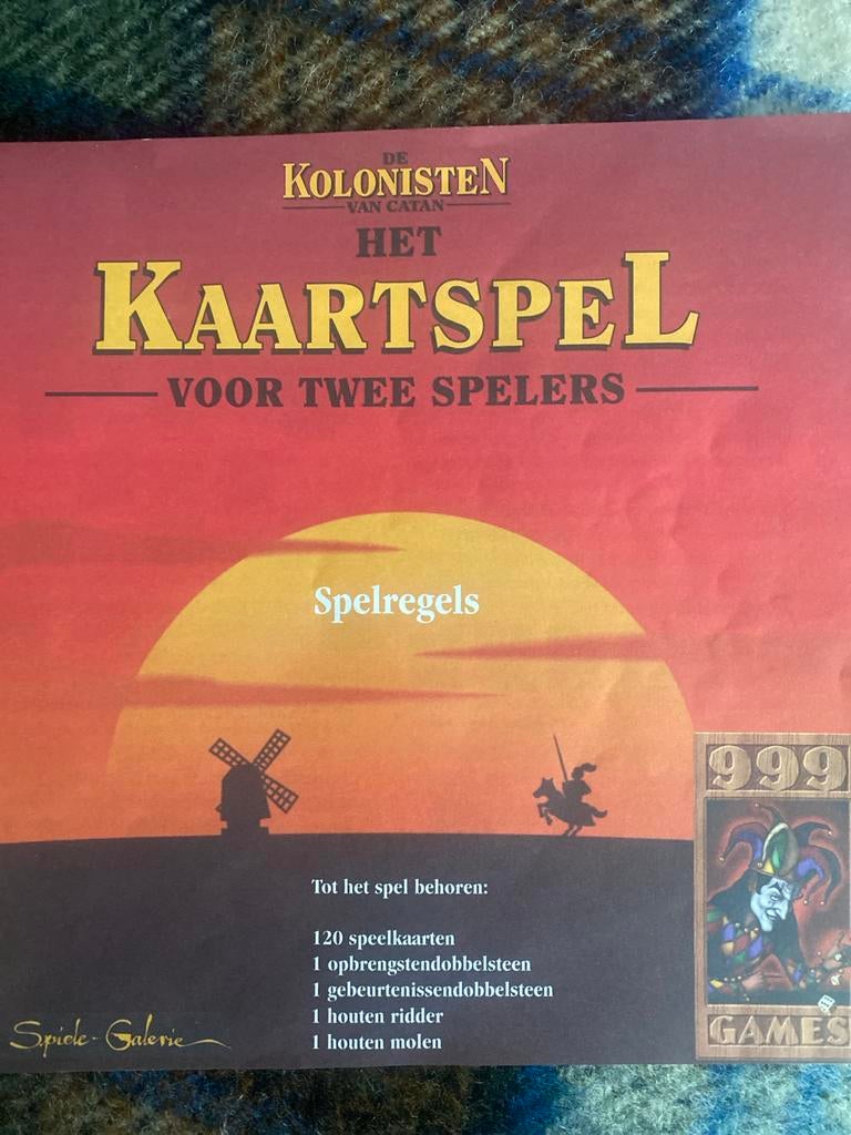 Kolonisten van Catan Het Kaartspel - Tweedehands, Een of twee spelers, Ophalen of Verzenden, Zo goed als nieuw