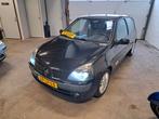 Renault Clio 1.6 16V Dynbas E4 2002 Zwart, Auto's, Voorwielaandrijving, 970 kg, 535 kg, 4 cilinders