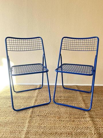 IKEA Ted Net - Gammelgaard - Rappen Stoel - Blauw - Set van2 beschikbaar voor biedingen