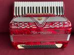 Fijne italiaanse Marinucci accordeon . 120 bas . 4 korig ., Muziek en Instrumenten, Accordeons, Gebruikt, Met riemen, Toetsaccordeon