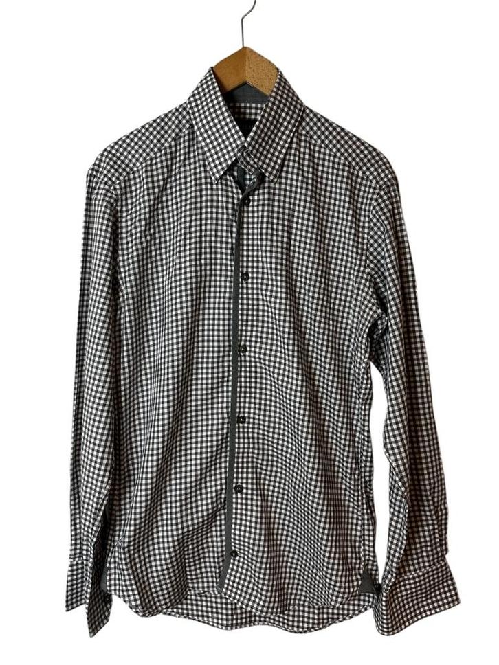 Cavallaro Napoli blouse S, Kleding | Heren, Overhemden, Zo goed als nieuw, Grijs, Ophalen of Verzenden