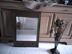 Mooie houten spiegel, Ophalen, Rechthoekig, 50 tot 75 cm, Minder dan 100 cm