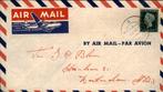 Suriname - Doetinchem - Luchtpost - 1953, Postzegels en Munten, Brieven en Enveloppen | Nederland, Envelop, Ophalen of Verzenden