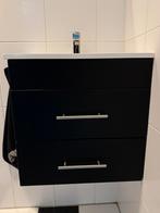WC badmeubel, wasbak, 2 laden kastje, kraan, Huis en Inrichting, Ophalen, 50 tot 100 cm, Zo goed als nieuw, Minder dan 100 cm