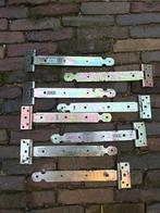 Scharnieren 8 stuks, Doe-het-zelf en Verbouw, Hang- en Sluitwerk, Ophalen of Verzenden, Zo goed als nieuw, IJzer, Scharnier