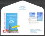 1e KLM vlucht Ottawa Canada 1989, Postzegels en Munten, Verzenden, Envelop