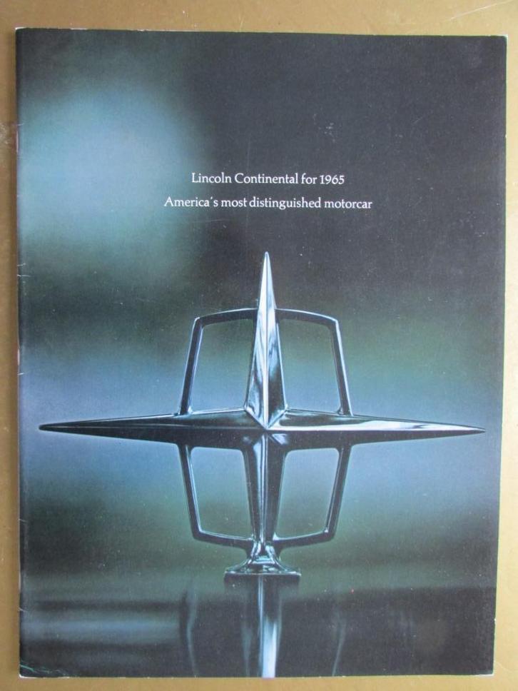 1965 LINCOLN grote prestige brochure, Engels, Boeken, Auto's | Folders en Tijdschriften, Zo goed als nieuw, Overige merken, Ophalen of Verzenden