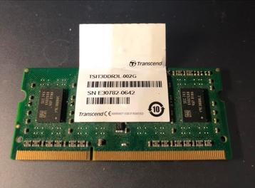 2GB DDR3 Geheugenmodule - Transcend beschikbaar voor biedingen