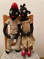 Groot decoratief stoffen poppenpaar, Ophalen of Verzenden