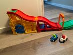 Fisher Price Little People opvouwbare garage, Kinderen en Baby's, Speelgoed | Speelgoedvoertuigen, Ophalen of Verzenden, Zo goed als nieuw