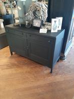 Stijlvol zwart Art-Deco dressoir, Huis en Inrichting, Kasten | Dressoirs, Ophalen, 100 tot 150 cm, Eikenhout, Zo goed als nieuw