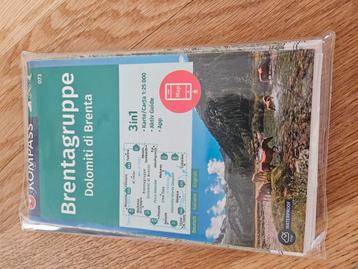 Wandelkaart Brenta-Dolomieten (Italie) - NIEUW beschikbaar voor biedingen