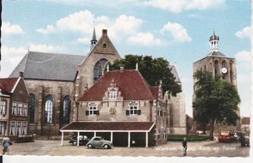 WORKUM - 1962 - WAAG - KERK- TOREN- AUTO'S