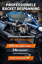 Professionele Tennis Racket Bespanservice – Hoge Kwaliteit, Ophalen of Verzenden, Nieuw, Overige typen, Overige merken