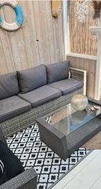 Hoek loungeset, Ophalen, 5 zitplaatsen, Hocker, Zo goed als nieuw