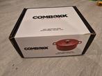 COMBEKK Sous Chef - Gietijzeren Braadpan - 24cm Rood, Ophalen, Gietijzer, Zo goed als nieuw, Keramische plaat