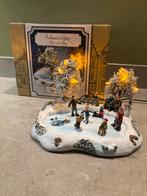 Typisch Hollands schaatsvijver met verlichting, Diversen, Kerst, Ophalen of Verzenden, Gebruikt