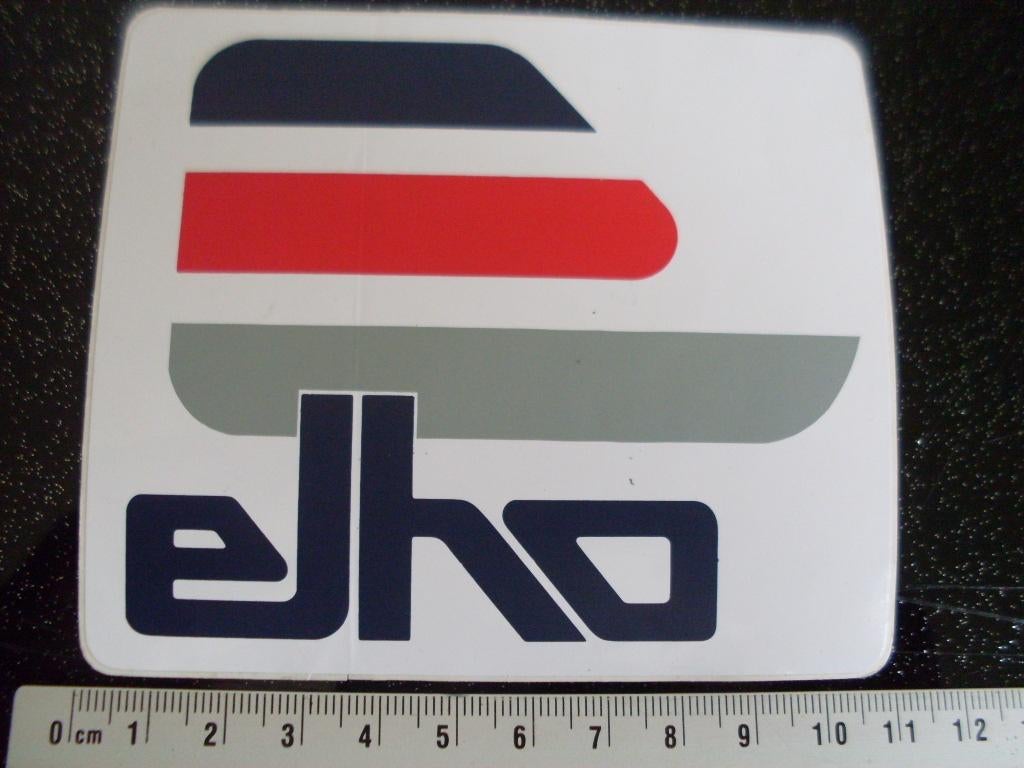 sticker elho logo sportswear sportkleding vintage, Verzenden, Zo goed als nieuw, Merk