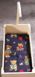 Retro poppen ledikant van hout, Antiek en Kunst, Verzenden