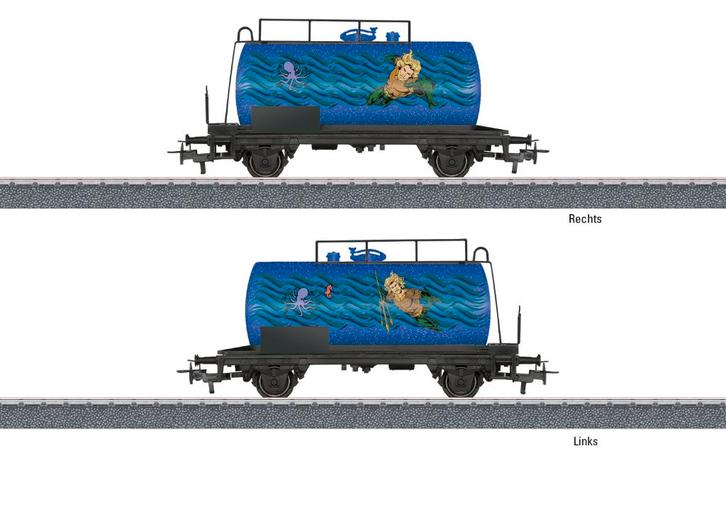 Marklin H0 44827 Start up Ketelwagen Aquaman, Hobby en Vrije tijd, Modeltreinen | H0, Nieuw, Wagon, Wisselstroom, Märklin, Ophalen of Verzenden