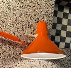 Vintage oranje architecten  design lamp, Ophalen of Verzenden, Gebruikt, Minder dan 50 cm