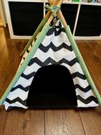 Beeztees Kioni Tipi Tent – Kattenhuis – Zwart/Wit, Ophalen, Gebruikt