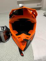 Raven Crosshelm + Bril - Oranje/Zwart, L, Tweedehands, Ophalen, Overige merken