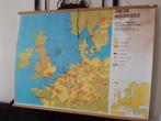 Schoolplaat /landkaart  ,mancave stoer broc "Om de Noordzee', Ophalen