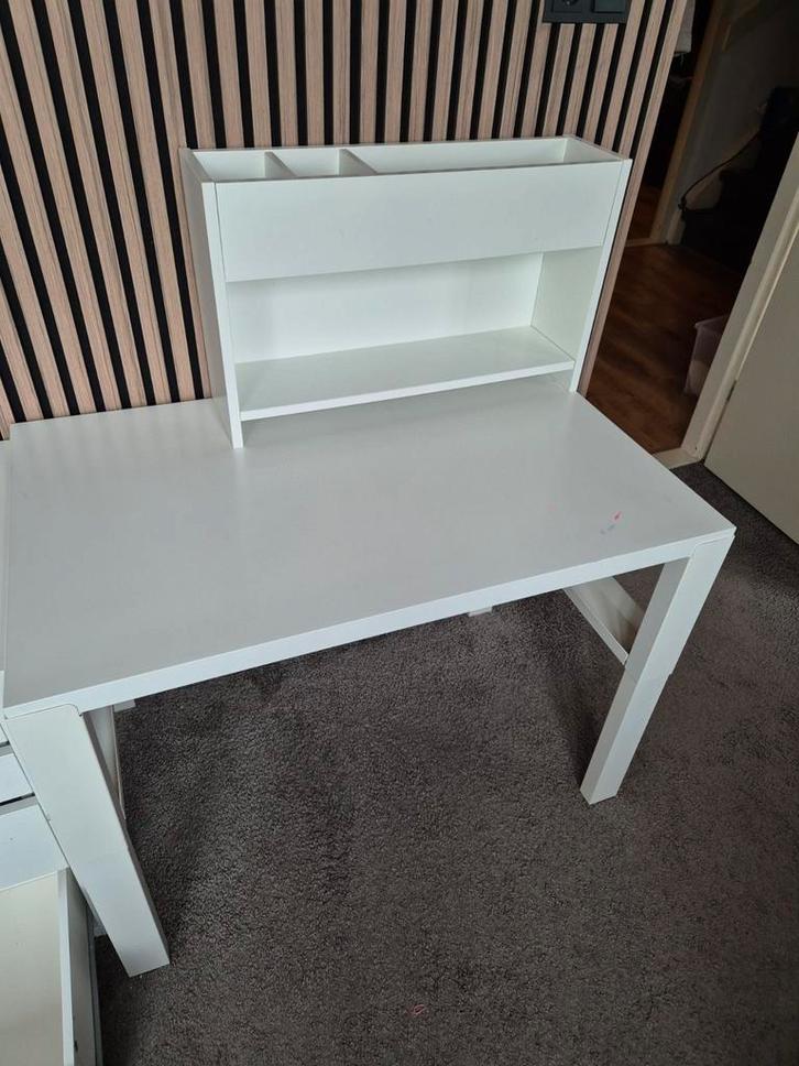 Verstelbaar bureau, Huis en Inrichting, Bureaus, Gebruikt, Bureau, In hoogte verstelbaar, Ophalen