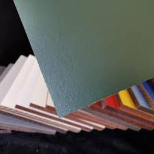 Diverse maten nieuwe hpl/trespa platen meerdere kleuren, Doe-het-zelf en Verbouw, Platen en Panelen, Nieuw, HPL, Minder dan 20 mm