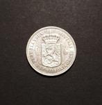 1/2 gulden 1908, Postzegels en Munten, Munten | Nederland, ½ gulden, Zilver, Koningin Wilhelmina, Losse munt