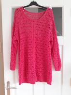 Made in Italy opengewerkte trui fuchsia roze maat XL, Kleding | Dames, Truien en Vesten, Made in Italy, Maat 46/48 (XL) of groter
